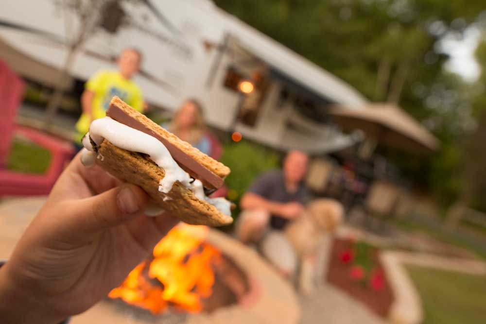 Camping and S'mores go hand-in-hand